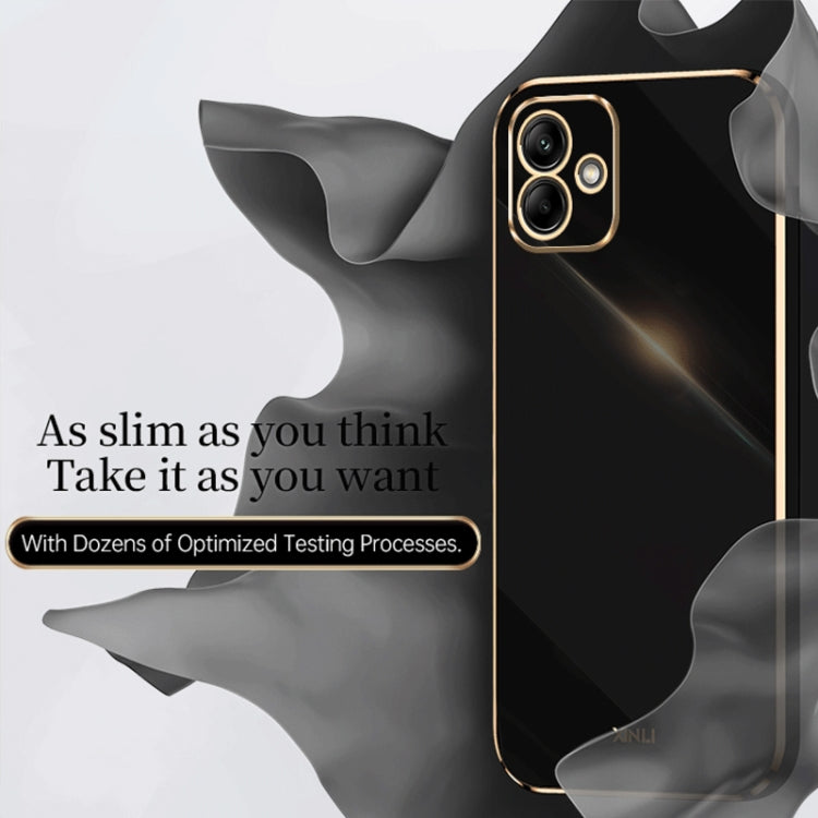 XINLI Straight Edge 6D Electroplate TPU Phone Case, For Samsung Galaxy A05, For Samsung Galaxy A05s, For Samsung Galaxy M34 5G, For Samsung Galaxy A25 5G, For Samsung Galaxy S23 FE 5G, For Samsung Galaxy M54 5G