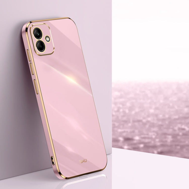 XINLI Straight Edge 6D Electroplate TPU Phone Case, For Samsung Galaxy A05, For Samsung Galaxy A05s, For Samsung Galaxy M34 5G, For Samsung Galaxy A25 5G, For Samsung Galaxy S23 FE 5G, For Samsung Galaxy M54 5G