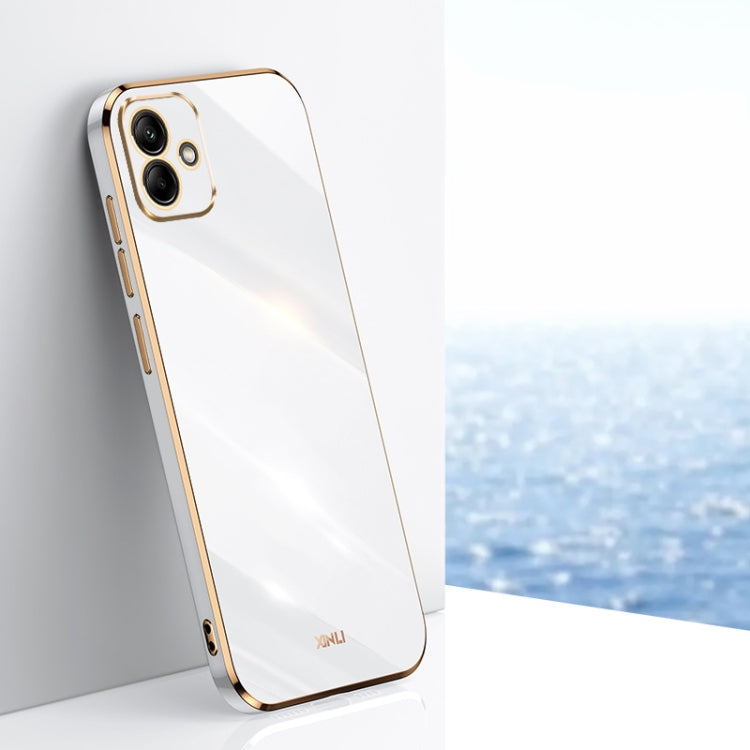 XINLI Straight Edge 6D Electroplate TPU Phone Case, For Samsung Galaxy A05, For Samsung Galaxy A05s, For Samsung Galaxy M34 5G, For Samsung Galaxy A25 5G, For Samsung Galaxy S23 FE 5G, For Samsung Galaxy M54 5G