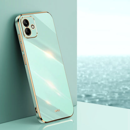 XINLI Straight Edge 6D Electroplate TPU Phone Case, For Samsung Galaxy A05, For Samsung Galaxy A05s, For Samsung Galaxy M34 5G, For Samsung Galaxy A25 5G, For Samsung Galaxy S23 FE 5G, For Samsung Galaxy M54 5G