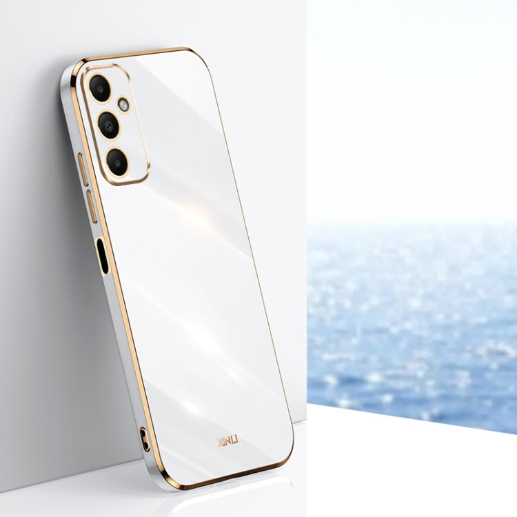 XINLI Straight Edge 6D Electroplate TPU Phone Case, For Samsung Galaxy A05, For Samsung Galaxy A05s, For Samsung Galaxy M34 5G, For Samsung Galaxy A25 5G, For Samsung Galaxy S23 FE 5G, For Samsung Galaxy M54 5G