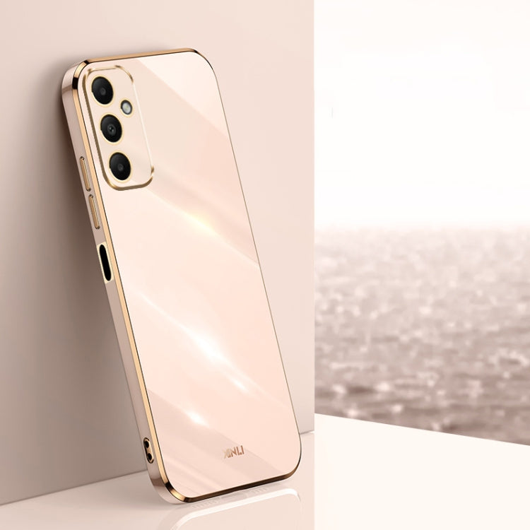 XINLI Straight Edge 6D Electroplate TPU Phone Case, For Samsung Galaxy A05, For Samsung Galaxy A05s, For Samsung Galaxy M34 5G, For Samsung Galaxy A25 5G, For Samsung Galaxy S23 FE 5G, For Samsung Galaxy M54 5G