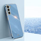 XINLI Straight Edge 6D Electroplate TPU Phone Case, For Samsung Galaxy A55, For Samsung Galaxy A35 5G, For Samsung Galaxy S24 Ultra 5G, For Samsung Galaxy S24+ 5G, For Samsung Galaxy S24 5G, For Samsung Galaxy A15