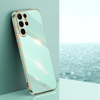 XINLI Straight Edge 6D Electroplate TPU Phone Case, For Samsung Galaxy A55, For Samsung Galaxy A35 5G, For Samsung Galaxy S24 Ultra 5G, For Samsung Galaxy S24+ 5G, For Samsung Galaxy S24 5G, For Samsung Galaxy A15