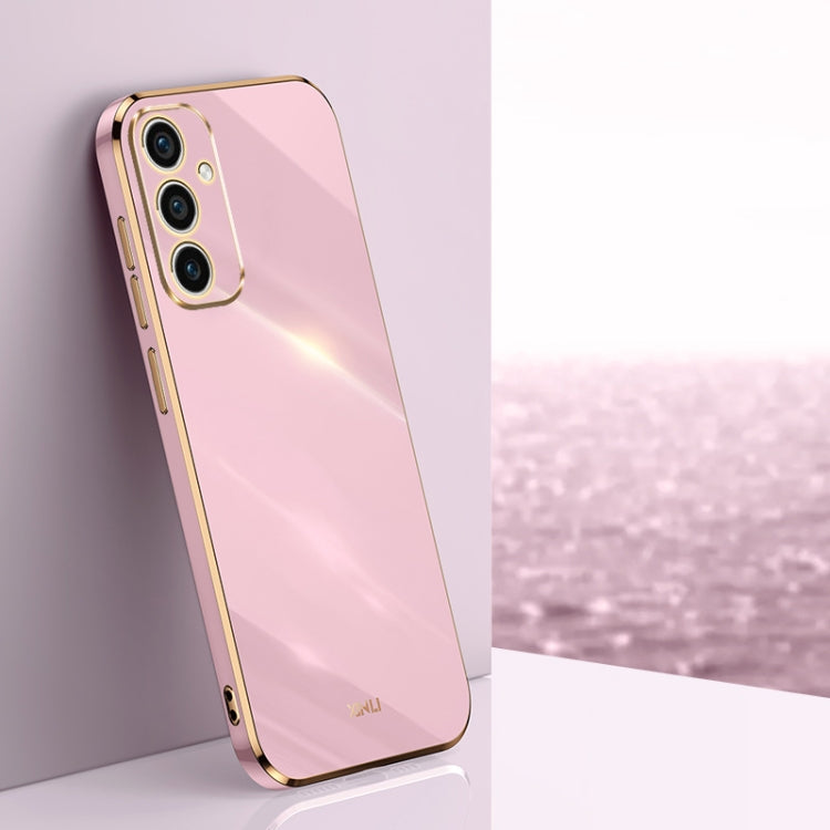 XINLI Straight Edge 6D Electroplate TPU Phone Case, For Samsung Galaxy A55, For Samsung Galaxy A35 5G, For Samsung Galaxy S24 Ultra 5G, For Samsung Galaxy S24+ 5G, For Samsung Galaxy S24 5G, For Samsung Galaxy A15
