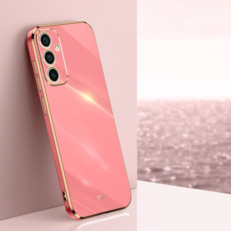 XINLI Straight Edge 6D Electroplate TPU Phone Case, For Samsung Galaxy A55, For Samsung Galaxy A35 5G, For Samsung Galaxy S24 Ultra 5G, For Samsung Galaxy S24+ 5G, For Samsung Galaxy S24 5G, For Samsung Galaxy A15