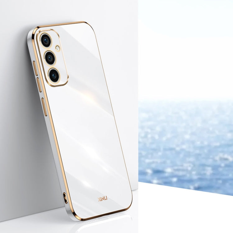 XINLI Straight Edge 6D Electroplate TPU Phone Case, For Samsung Galaxy A55, For Samsung Galaxy A35 5G, For Samsung Galaxy S24 Ultra 5G, For Samsung Galaxy S24+ 5G, For Samsung Galaxy S24 5G, For Samsung Galaxy A15