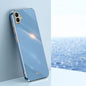 XINLI Straight Edge 6D Electroplate TPU Phone Case, For Samsung Galaxy F14 5G, For Samsung Galaxy M14 5G, For Samsung Galaxy A04e 4G