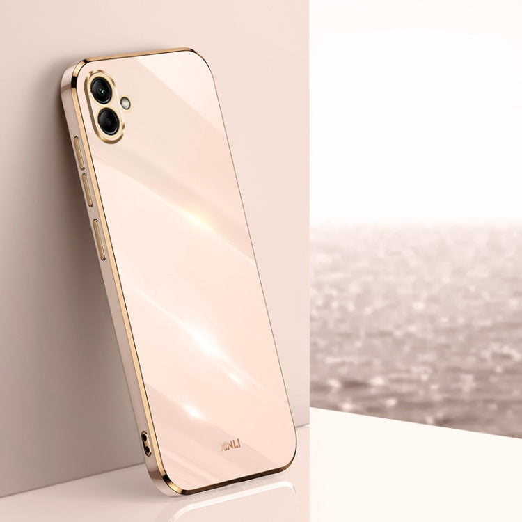 XINLI Straight Edge 6D Electroplate TPU Phone Case, For Samsung Galaxy F14 5G, For Samsung Galaxy M14 5G, For Samsung Galaxy A04e 4G