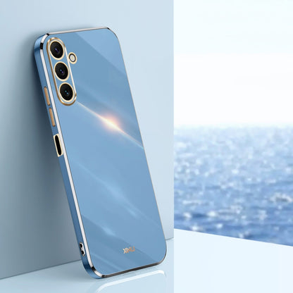 XINLI Straight Edge 6D Electroplate TPU Phone Case, For Samsung Galaxy A05, For Samsung Galaxy A05s, For Samsung Galaxy M34 5G, For Samsung Galaxy A25 5G, For Samsung Galaxy S23 FE 5G, For Samsung Galaxy M54 5G