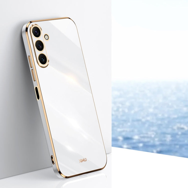 XINLI Straight Edge 6D Electroplate TPU Phone Case, For Samsung Galaxy A05, For Samsung Galaxy A05s, For Samsung Galaxy M34 5G, For Samsung Galaxy A25 5G, For Samsung Galaxy S23 FE 5G, For Samsung Galaxy M54 5G