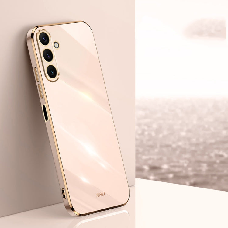 XINLI Straight Edge 6D Electroplate TPU Phone Case, For Samsung Galaxy A05, For Samsung Galaxy A05s, For Samsung Galaxy M34 5G, For Samsung Galaxy A25 5G, For Samsung Galaxy S23 FE 5G, For Samsung Galaxy M54 5G