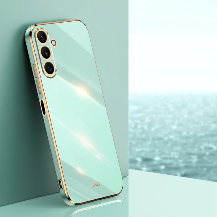 XINLI Straight Edge 6D Electroplate TPU Phone Case, For Samsung Galaxy A05, For Samsung Galaxy A05s, For Samsung Galaxy M34 5G, For Samsung Galaxy A25 5G, For Samsung Galaxy S23 FE 5G, For Samsung Galaxy M54 5G