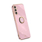 XINLI Straight Edge 6D Electroplate TPU Phone Case with Ring Holder, For Samsung Galaxy A05, For Samsung Galaxy A05s, For Samsung Galaxy M34 5G, For Samsung Galaxy A25 5G, For Samsung Galaxy S23 FE 5G, For Samsung Galaxy M54 5G