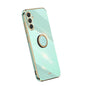 XINLI Straight Edge 6D Electroplate TPU Phone Case with Ring Holder, For Samsung Galaxy A05, For Samsung Galaxy A05s, For Samsung Galaxy M34 5G, For Samsung Galaxy A25 5G, For Samsung Galaxy S23 FE 5G, For Samsung Galaxy M54 5G
