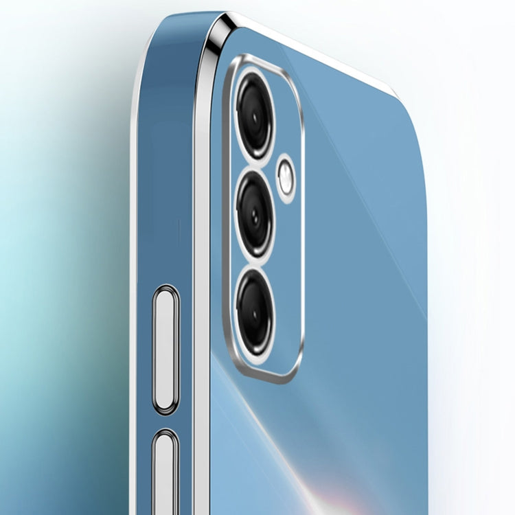XINLI Straight Edge 6D Electroplate TPU Phone Case with Ring Holder, For Samsung Galaxy A15, For Samsung Galaxy A55, For Samsung Galaxy A35 5G, For Samsung Galaxy S24 Ultra 5G, For Samsung Galaxy S24+ 5G, For Samsung Galaxy S24 5G
