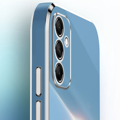XINLI Straight Edge 6D Electroplate TPU Phone Case with Ring Holder, For Samsung Galaxy A15, For Samsung Galaxy A55, For Samsung Galaxy A35 5G, For Samsung Galaxy S24 Ultra 5G, For Samsung Galaxy S24+ 5G, For Samsung Galaxy S24 5G