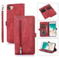 Zipper Card Slot Buckle Wallet Leather Phone Case, For iPhone 8 / 7 / SE 2020 2022, For iPhone XR, For iPhone 11, For iPhone 13 Pro, For iPhone 13 Pro Max