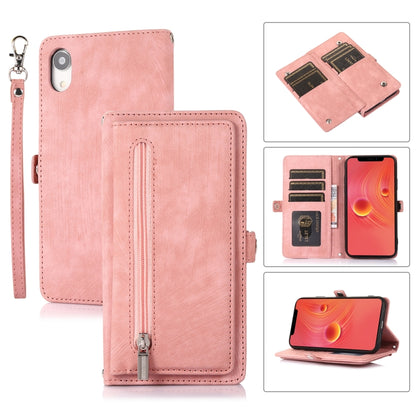 Zipper Card Slot Buckle Wallet Leather Phone Case, For iPhone 8 / 7 / SE 2020 2022, For iPhone XR, For iPhone 11, For iPhone 13 Pro, For iPhone 13 Pro Max