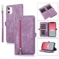 Zipper Card Slot Buckle Wallet Leather Phone Case, For iPhone 8 / 7 / SE 2020 2022, For iPhone XR, For iPhone 11, For iPhone 13 Pro, For iPhone 13 Pro Max