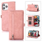 Zipper Card Slot Buckle Wallet Leather Phone Case, For iPhone 8 / 7 / SE 2020 2022, For iPhone XR, For iPhone 11, For iPhone 13 Pro, For iPhone 13 Pro Max