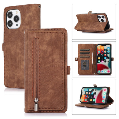 Zipper Card Slot Buckle Wallet Leather Phone Case, For iPhone 8 / 7 / SE 2020 2022, For iPhone XR, For iPhone 11, For iPhone 13 Pro, For iPhone 13 Pro Max