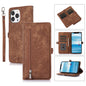 Zipper Card Slot Buckle Wallet Leather Phone Case, For iPhone 8 / 7 / SE 2020 2022, For iPhone XR, For iPhone 11, For iPhone 13 Pro, For iPhone 13 Pro Max