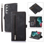 Zipper Card Slot Buckle Wallet Leather Phone Case, For Samsung Galaxy Note20 Ultra, For Samsung Galaxy S10, For Samsung Galaxy S20+, For Samsung Galaxy S21, For Samsung Galaxy S21+