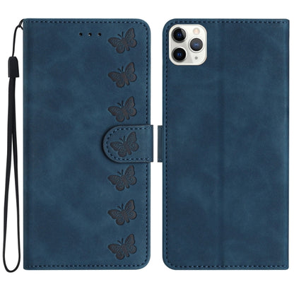 Seven Butterflies Embossed Leather Phone Case