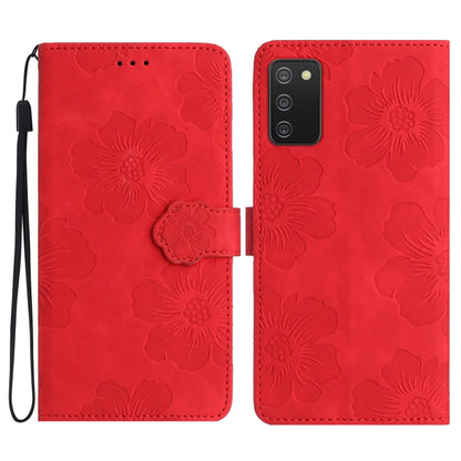 Flower Embossing Pattern Leather Phone Case