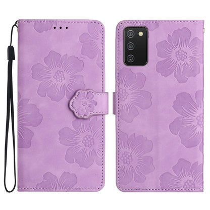 Flower Embossing Pattern Leather Phone Case