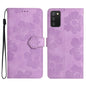Flower Embossing Pattern Leather Phone Case