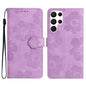 Flower Embossing Pattern Leather Phone Case