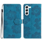 Flower Embossing Pattern Leather Phone Case