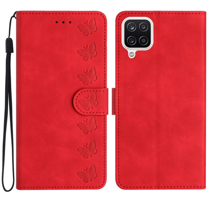 Seven Butterflies Embossed Leather Phone Case