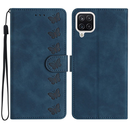 Seven Butterflies Embossed Leather Phone Case