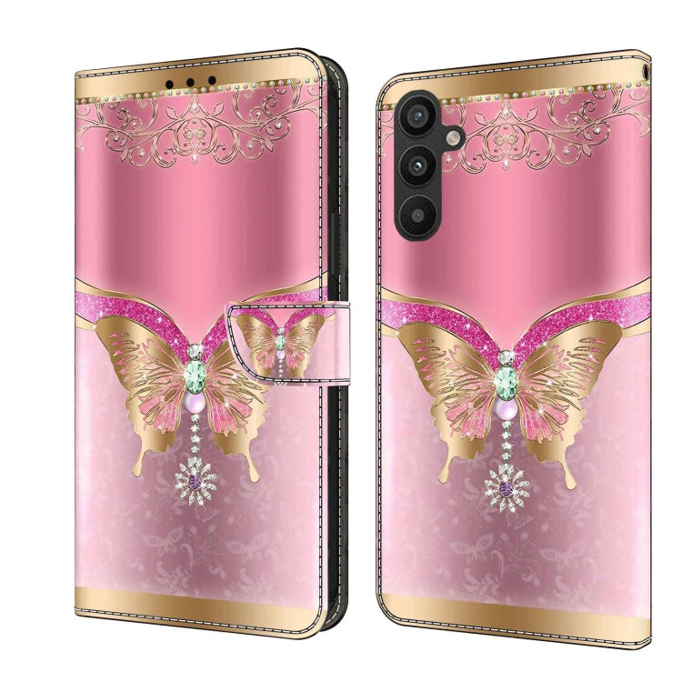 Crystal 3D Shockproof Protective Leather Phone Case
