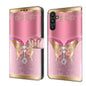 Crystal 3D Shockproof Protective Leather Phone Case