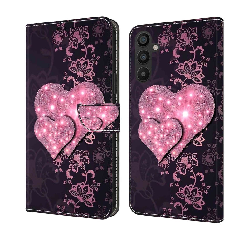 Crystal 3D Shockproof Protective Leather Phone Case