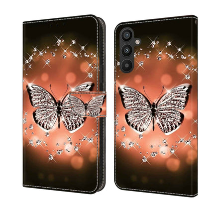 Crystal 3D Shockproof Protective Leather Phone Case