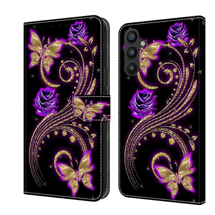 Crystal 3D Shockproof Protective Leather Phone Case