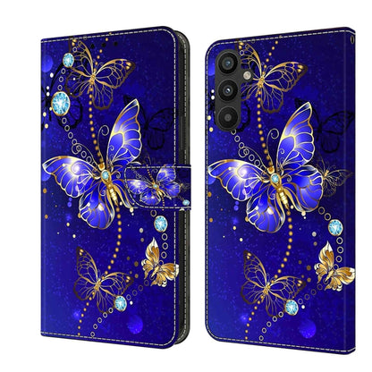 Crystal 3D Shockproof Protective Leather Phone Case