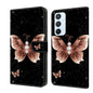 Crystal 3D Shockproof Protective Leather Phone Case