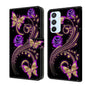 Crystal 3D Shockproof Protective Leather Phone Case