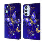 Crystal 3D Shockproof Protective Leather Phone Case