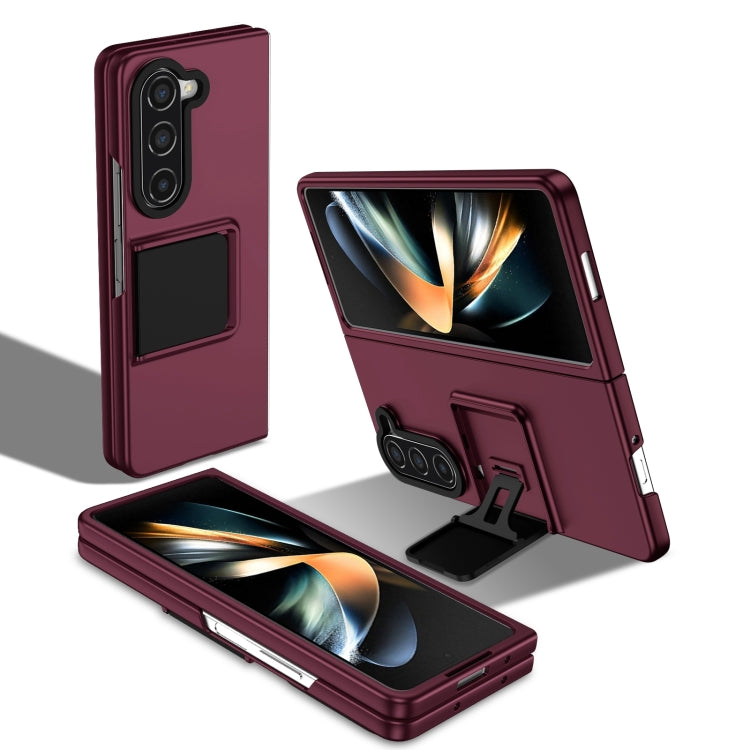 Three-dimensional Folding Holder PC Phone Case, For Samsung Galaxy Z Flip6 / Flip7 FE, For Samsung Galaxy Z Fold6 5G, For Samsung Galaxy Z Fold5, For Samsung Galaxy Z Flip5 5G