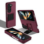 Three-dimensional Folding Holder PC Phone Case, For Samsung Galaxy Z Flip6 / Flip7 FE, For Samsung Galaxy Z Fold6 5G, For Samsung Galaxy Z Fold5, For Samsung Galaxy Z Flip5 5G