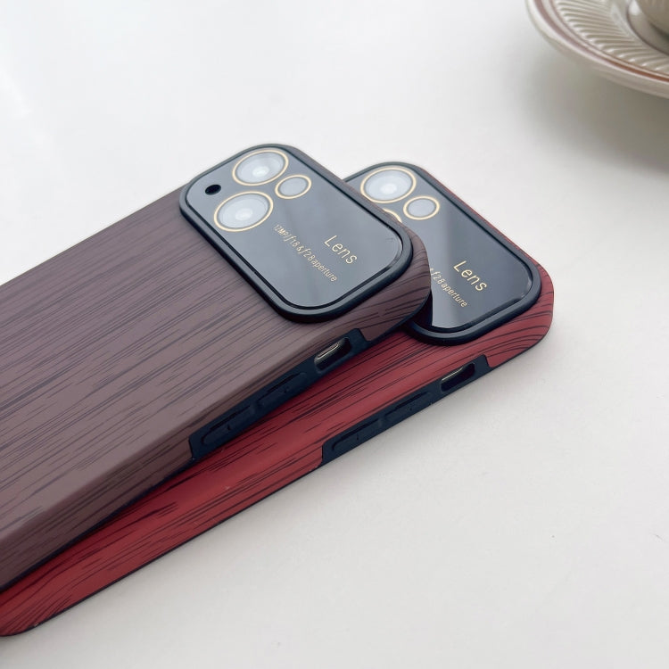 Wood Grain TPU Phone Case with Lens Film, For iPhone 12 Pro, For iPhone 11 Pro Max, For iPhone 11, For iPhone 11 Pro, For iPhone X / XS, For iPhone XR, For iPhone XS Max