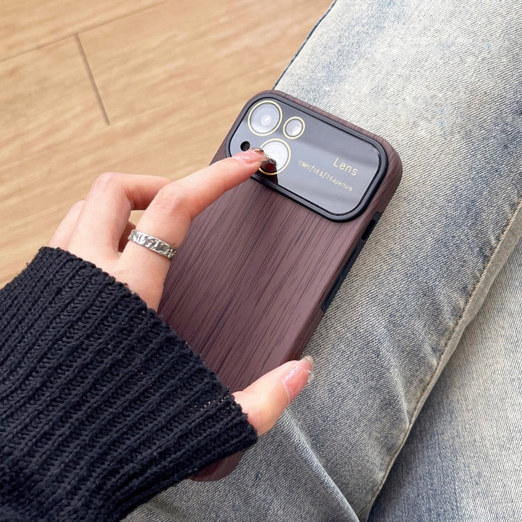 Wood Grain TPU Phone Case with Lens Film, For iPhone 12 Pro, For iPhone 11 Pro Max, For iPhone 11, For iPhone 11 Pro, For iPhone X / XS, For iPhone XR, For iPhone XS Max