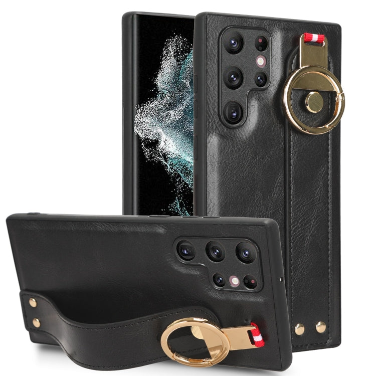 Wristband Leather Back Phone Case
